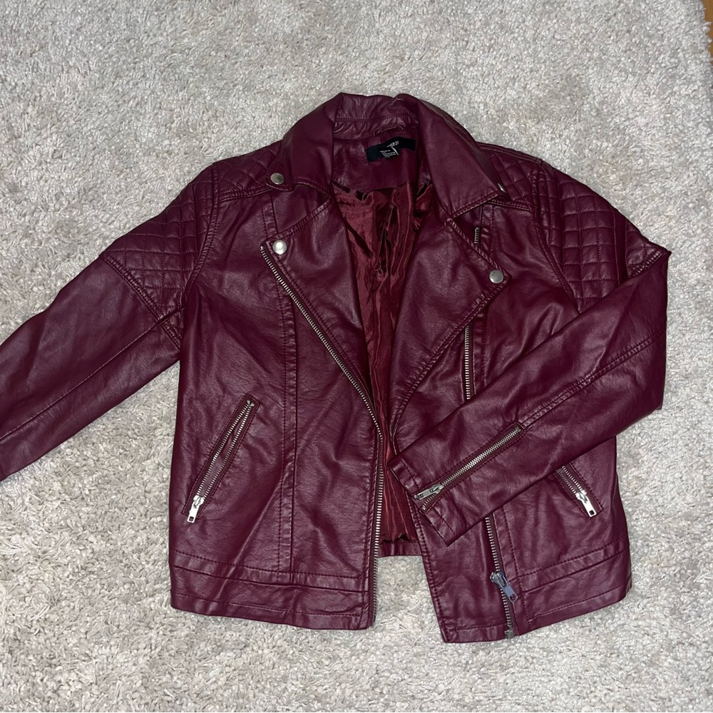 Faux Leather Jacket